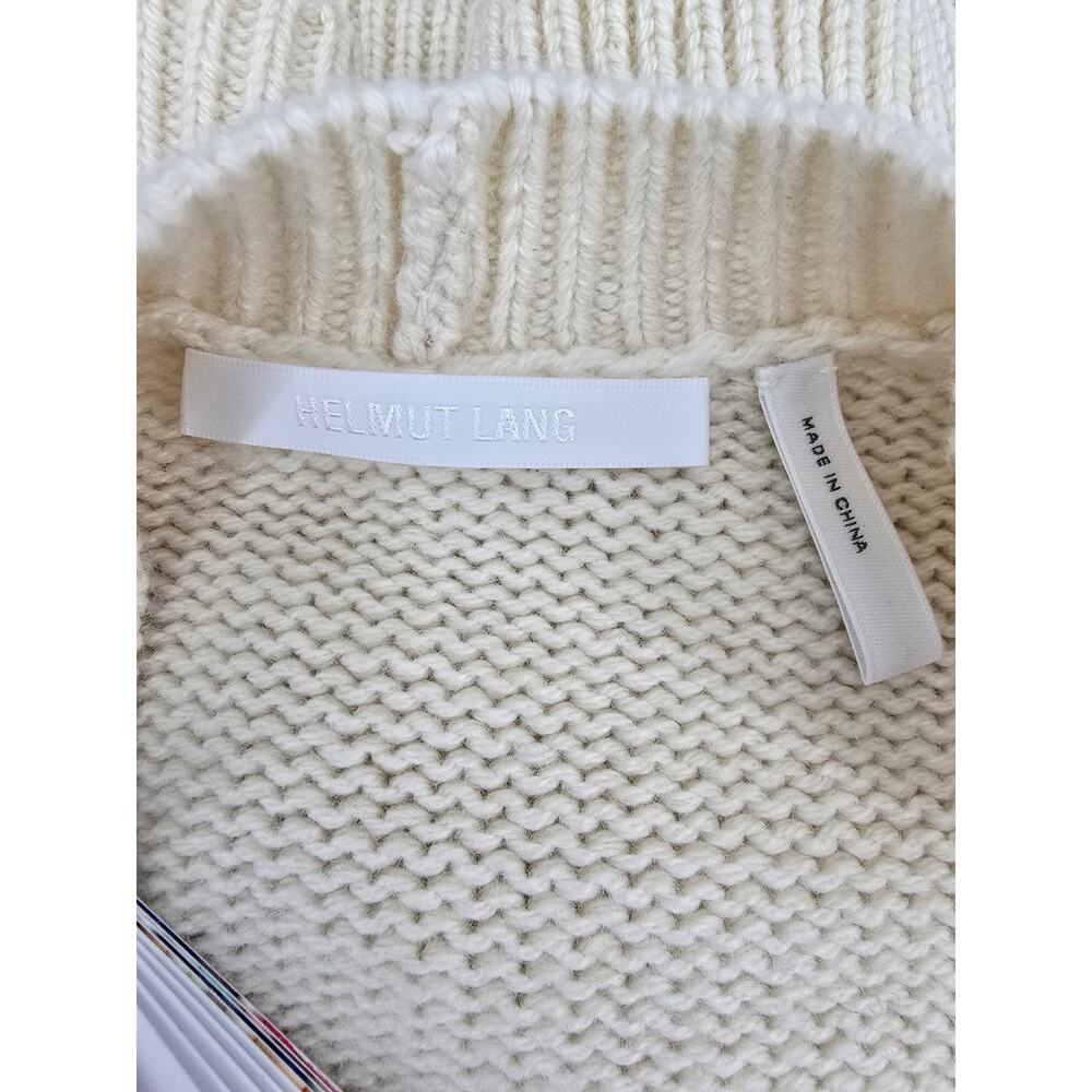 Helmut Lang Distressed Button-Front Cardigan - image 6